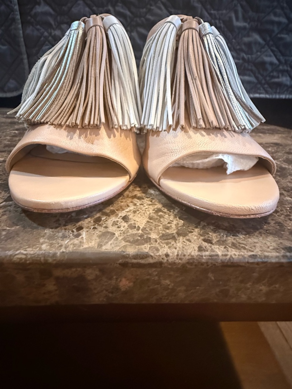 Loeffler Randall. Cleo Tassel Mule. Wheat. Size 8.5. - Picture 7 of 11